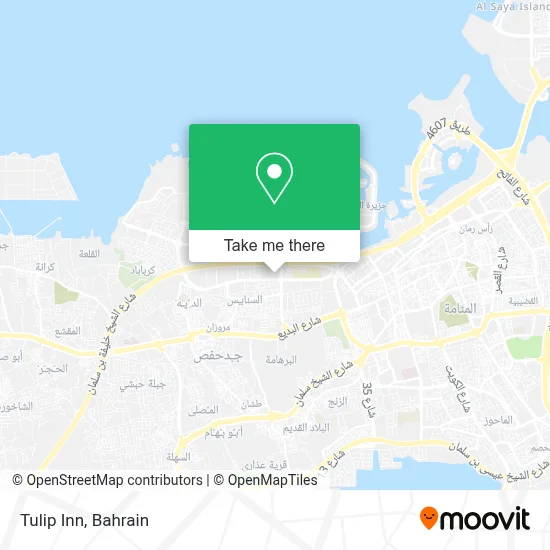 Tulip Inn map
