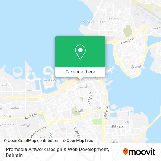 Promedia Artwork Design & Web Development map