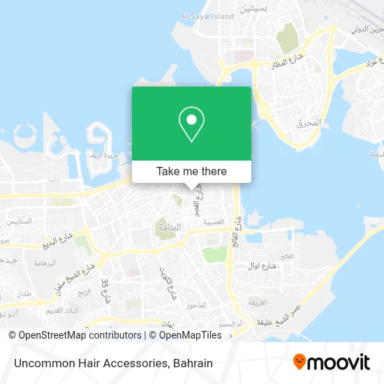 Uncommon Hair Accessories map
