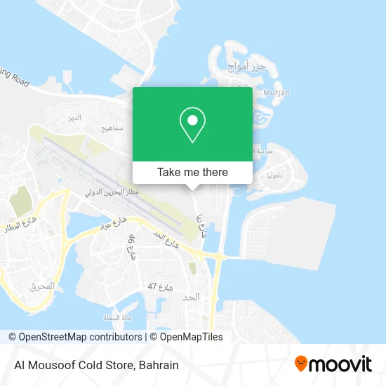 Al Mousoof Cold Store map