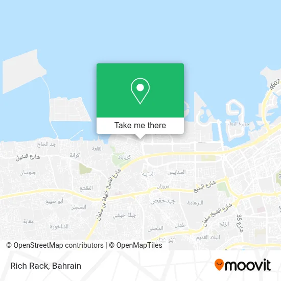 Rich Rack map