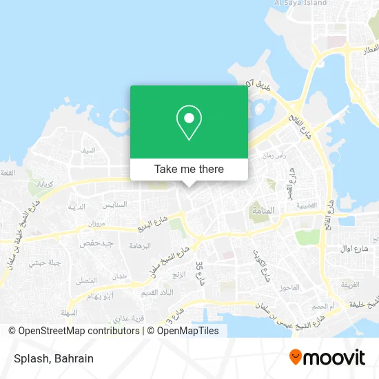 Splash map