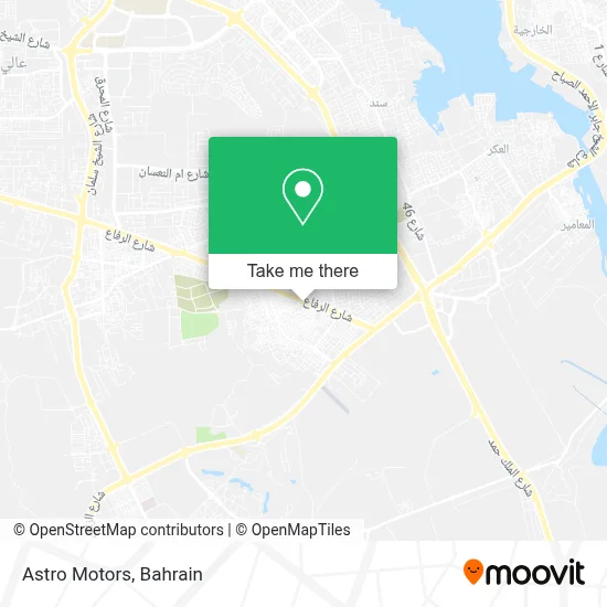 Astro Motors map