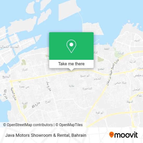 Java Motors Showroom & Rental map