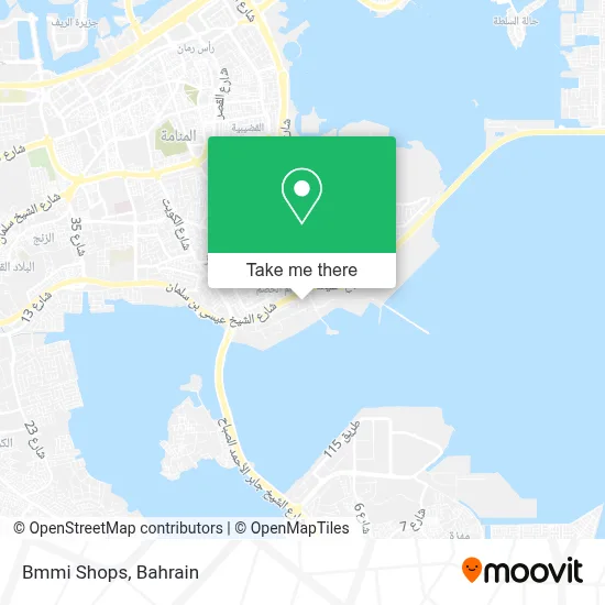 Bmmi Shops map