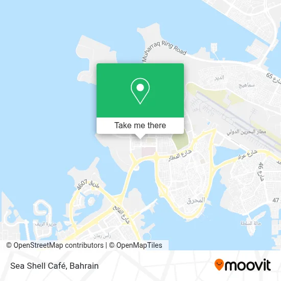 Sea Shell Café map