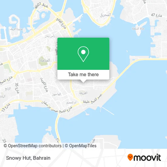 Snowy Hut map