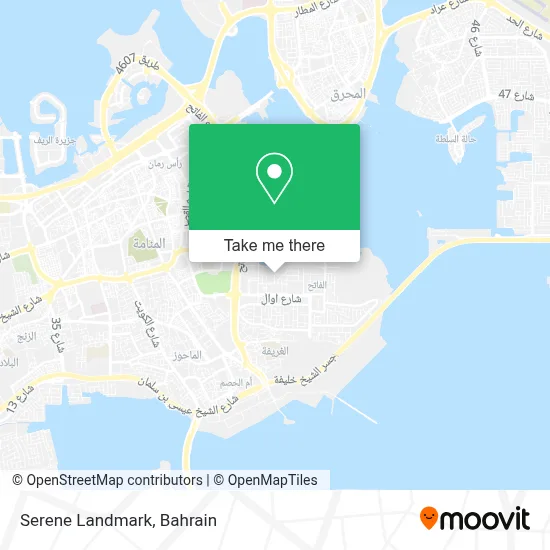 Serene Landmark map