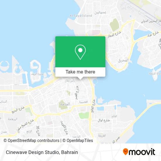 Cinewave Design Studio map