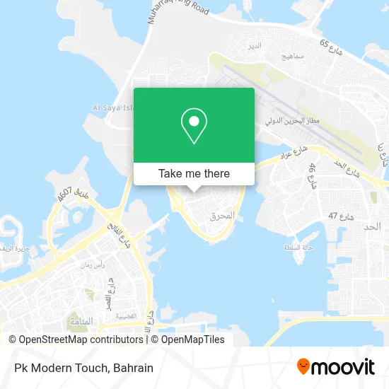Pk Modern Touch map