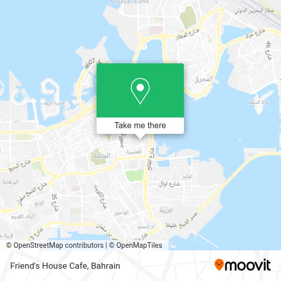 Friend's House Cafe map