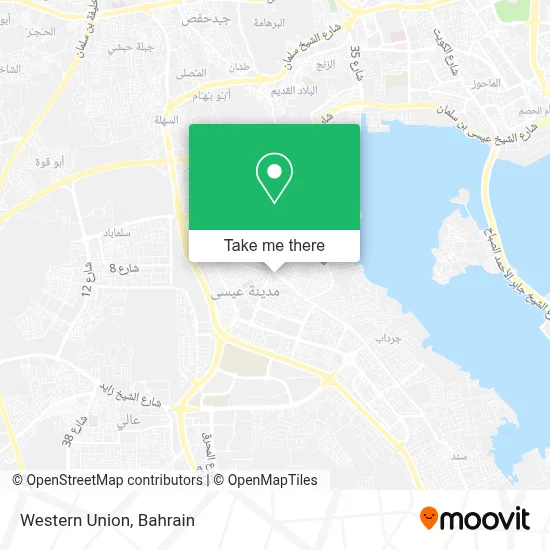 Western Union map