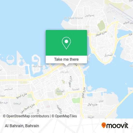 Al Bahrain map