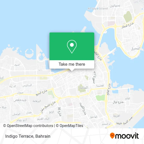 Indigo Terrace map