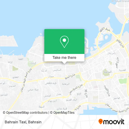 Bahrain Taxi map