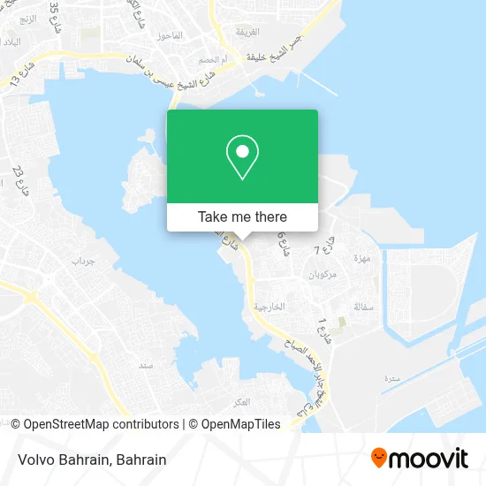 Volvo Bahrain map