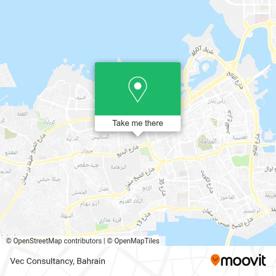 Vec Consultancy map