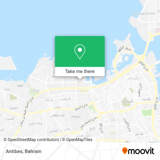 Antibes map