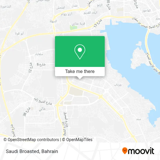 Saudi Broasted map