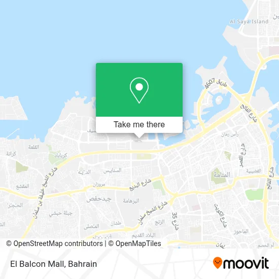 El Balcon Mall map
