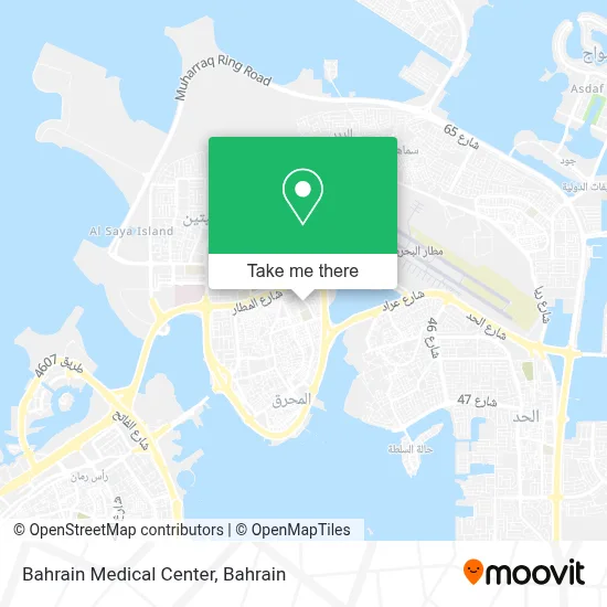 Bahrain Medical Center map
