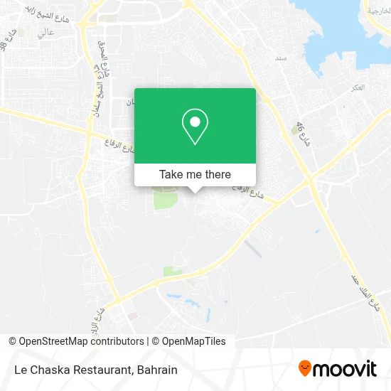 Le Chaska Restaurant map