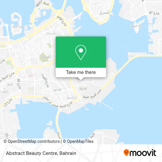 Abstract Beauty Centre map