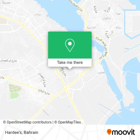 Hardee's map