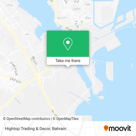 Hightop Trading & Decor map