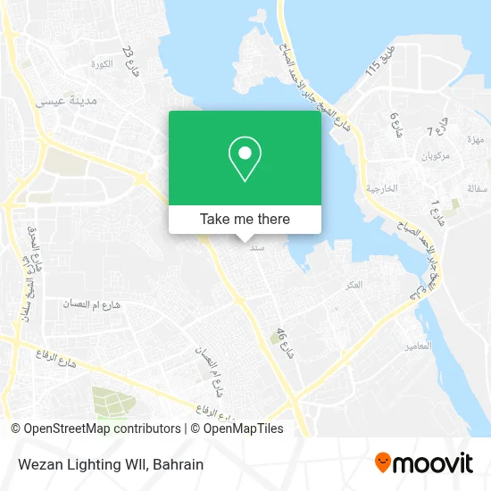 Wezan Lighting Wll map