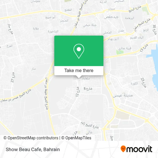 Show Beau Cafe map