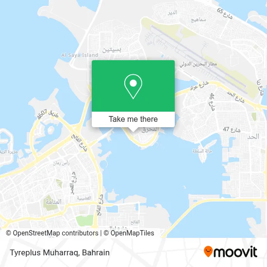 Tyreplus Muharraq map