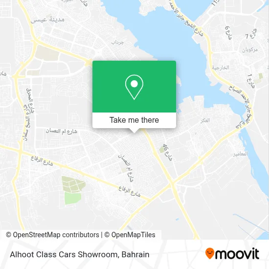 Alhoot Class Cars Showroom map