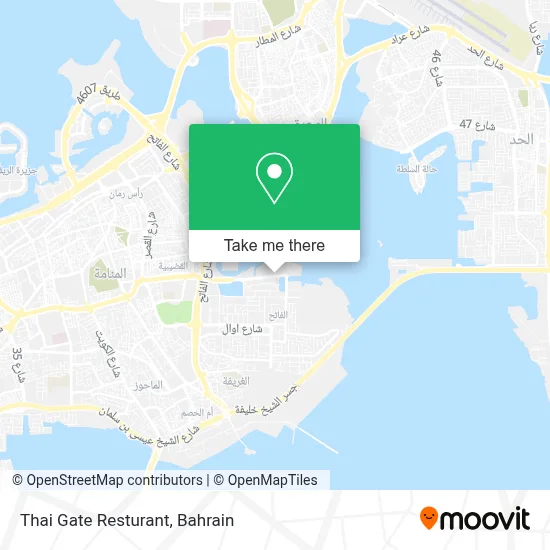 Thai Gate Resturant map