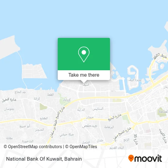National Bank Of Kuwait map