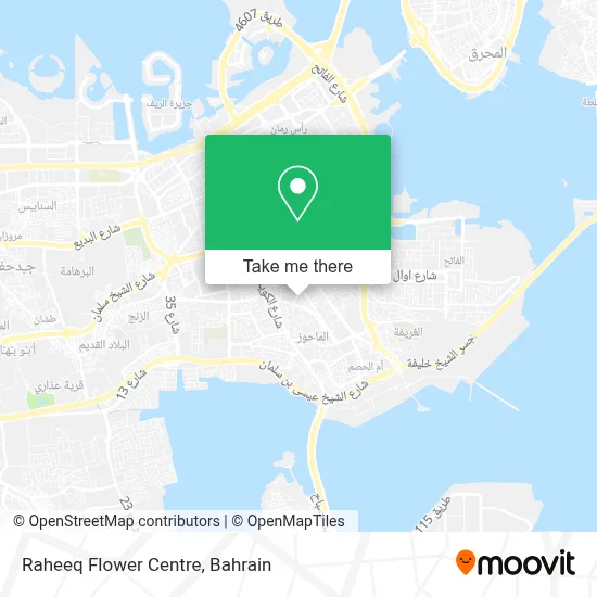 Raheeq Flower Centre map