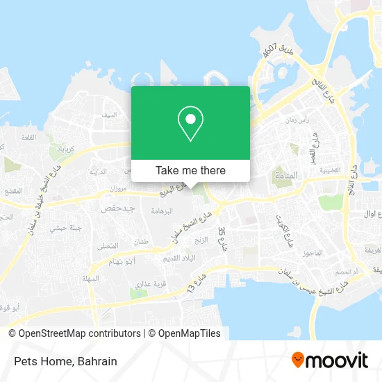 Pets Home map