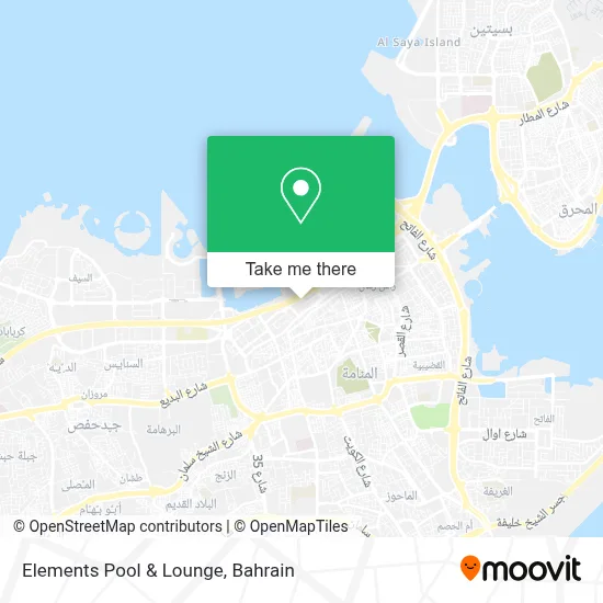 Elements Pool & Lounge map