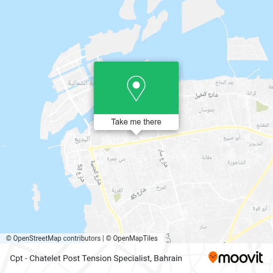 Cpt - Chatelet Post Tension Specialist map