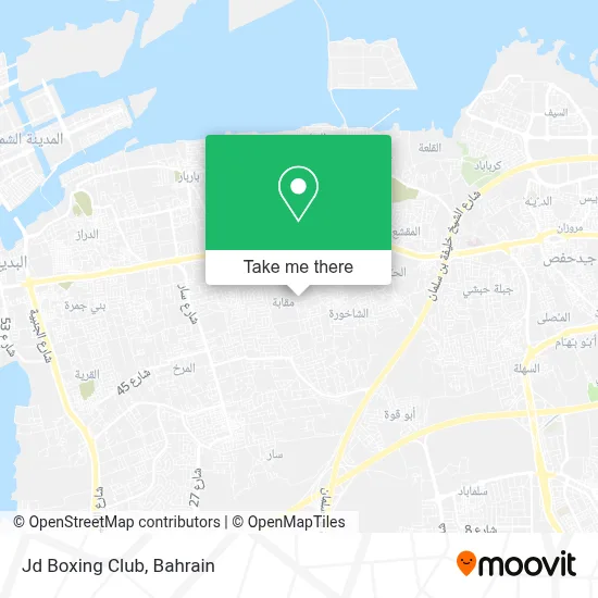 Jd Boxing Club map