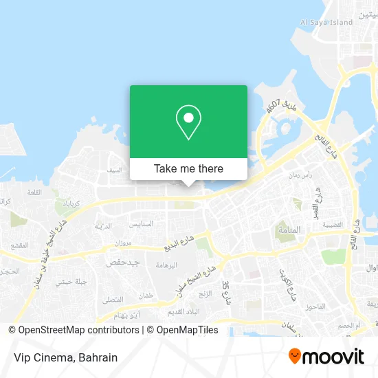Vip Cinema map