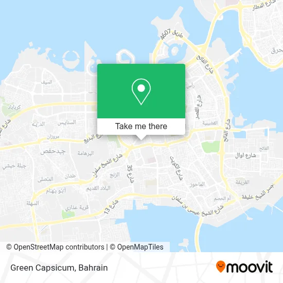 Green Capsicum map