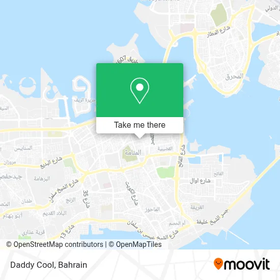 Daddy Cool map