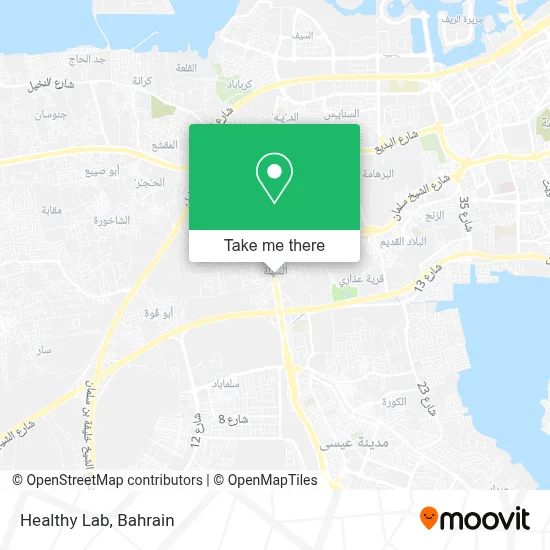 Healthy Lab map