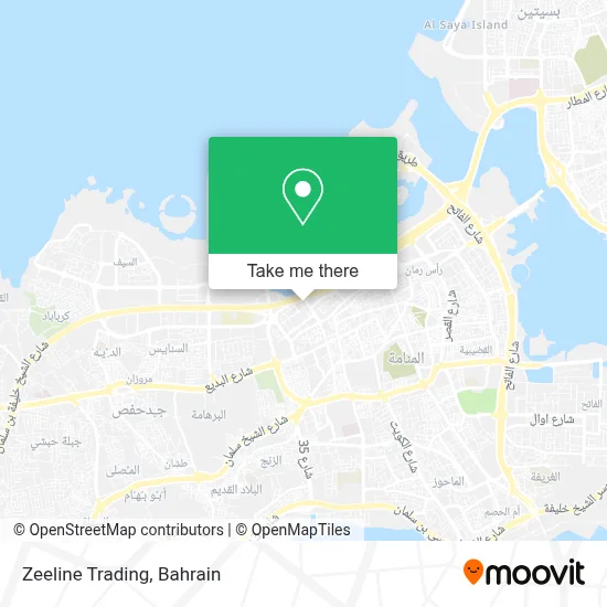 Zeeline Trading map