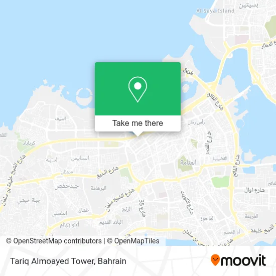 Tariq Almoayed Tower map