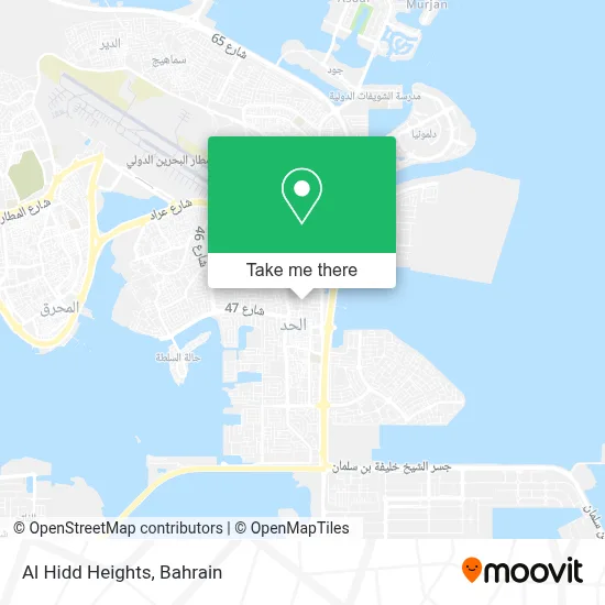 Al Hidd Heights map