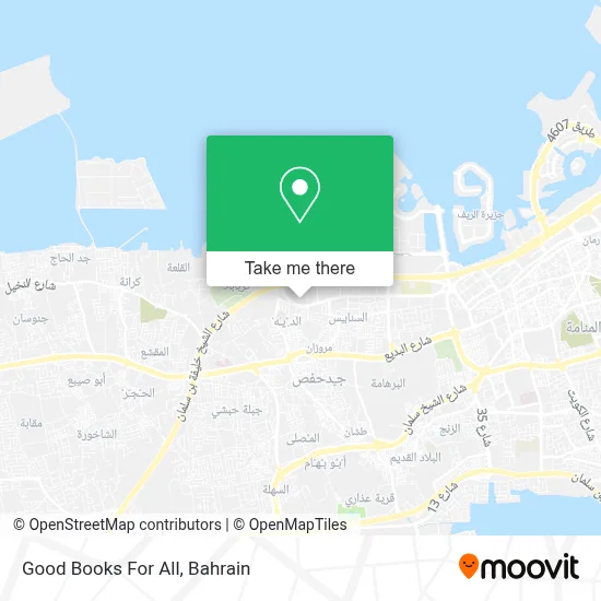 Good Books For All map