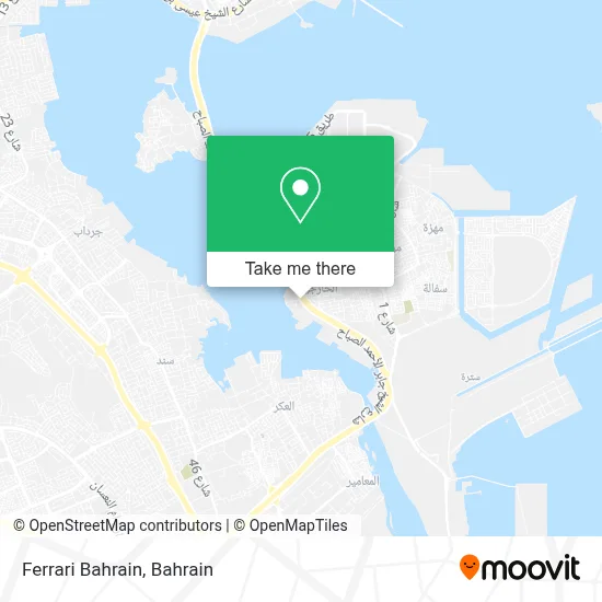 Ferrari Bahrain map