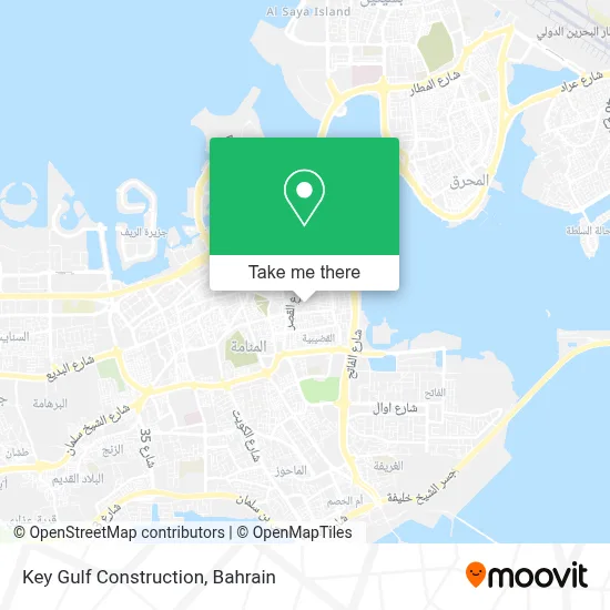 Key Gulf Construction map
